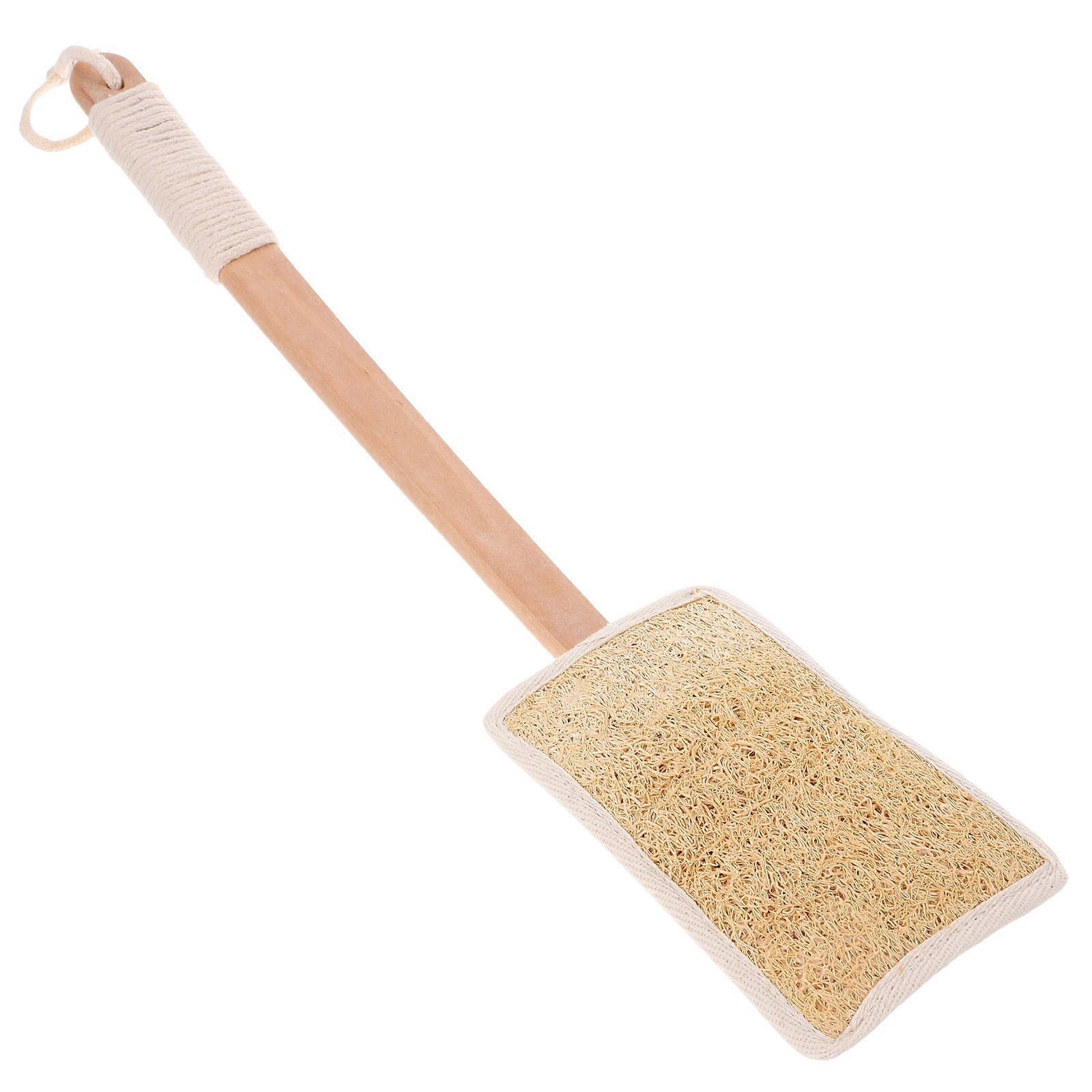 Bath Brush Long Handled Back Brush for Exfoliating with Loofah