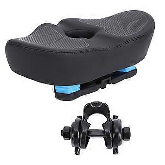 Bike Seat Cushion Enlarged and Thickened Waterproofing Foldable Comfortable Wide Bike Saddle compatible with Cycling Extra Large Bike Saddle