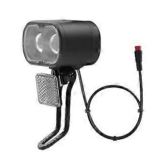 Faro delantero para bicicleta de montaña, batería de litio, 12-48 V, 2 pines, impermeable, con enchufe