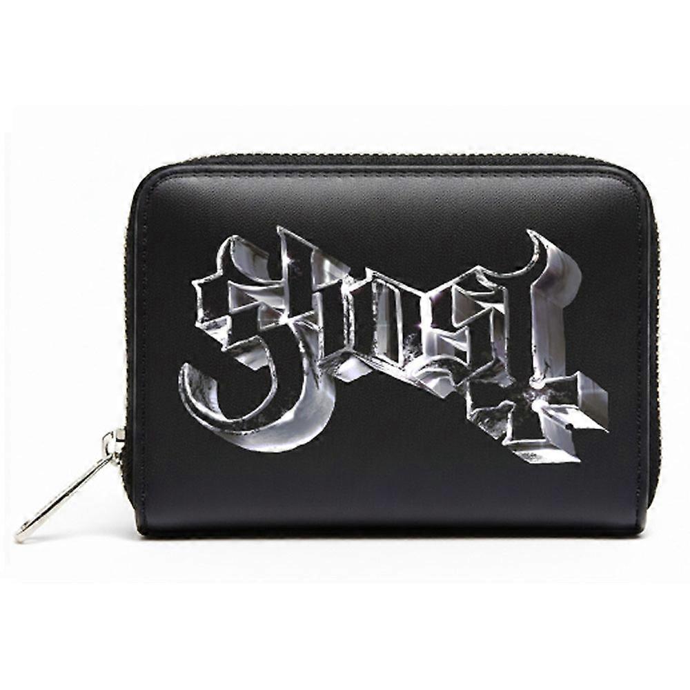 Ghost Chrome Band Logo Zip Top Purse
