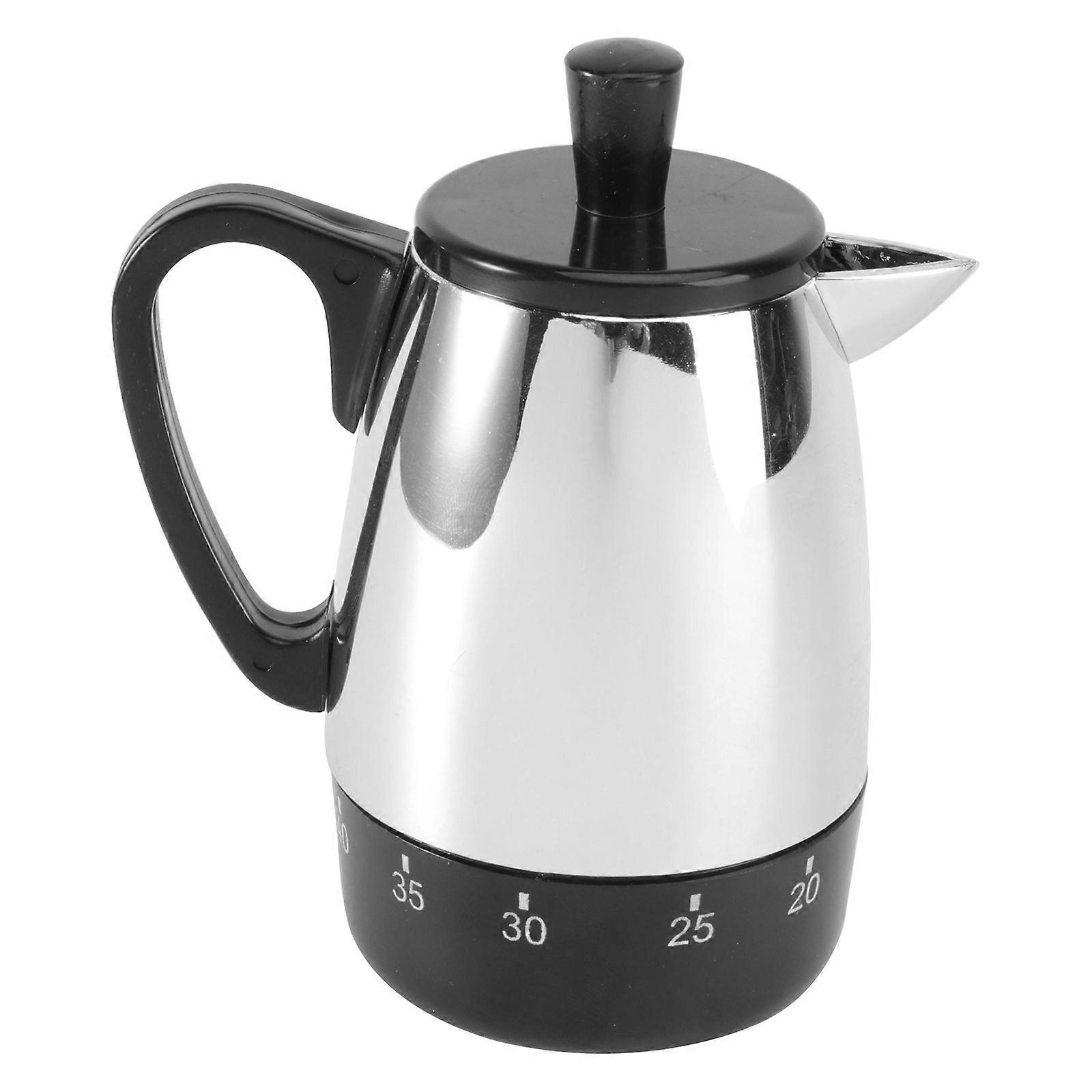 1Pc Kettle Pattern Timer Home School Mechanical Timer Kitchen Time Reminder