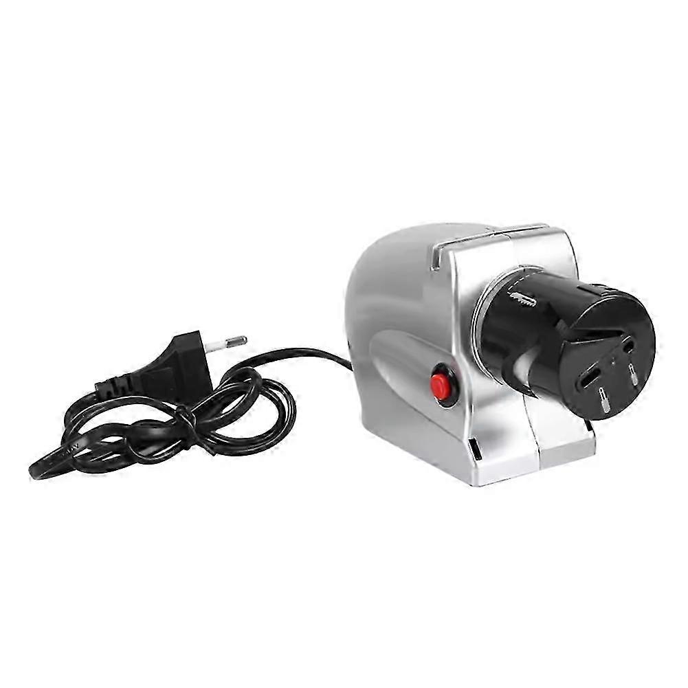 Sharpener Household Fully Automatic Electric Sharpening Light Home Kitchen Sharpening Tool (EU Plug)