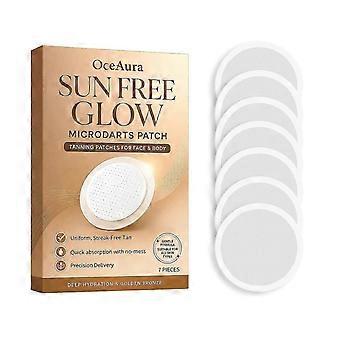 Sun-Free Glow Tanning Patches for Face & Body, Gentle Self-Tanning Patches for Even Streak-Free Tan, Moisturizing Sunless Tanning Care