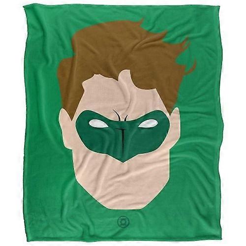 Green Lantern Large Face Soft Touch Blanket