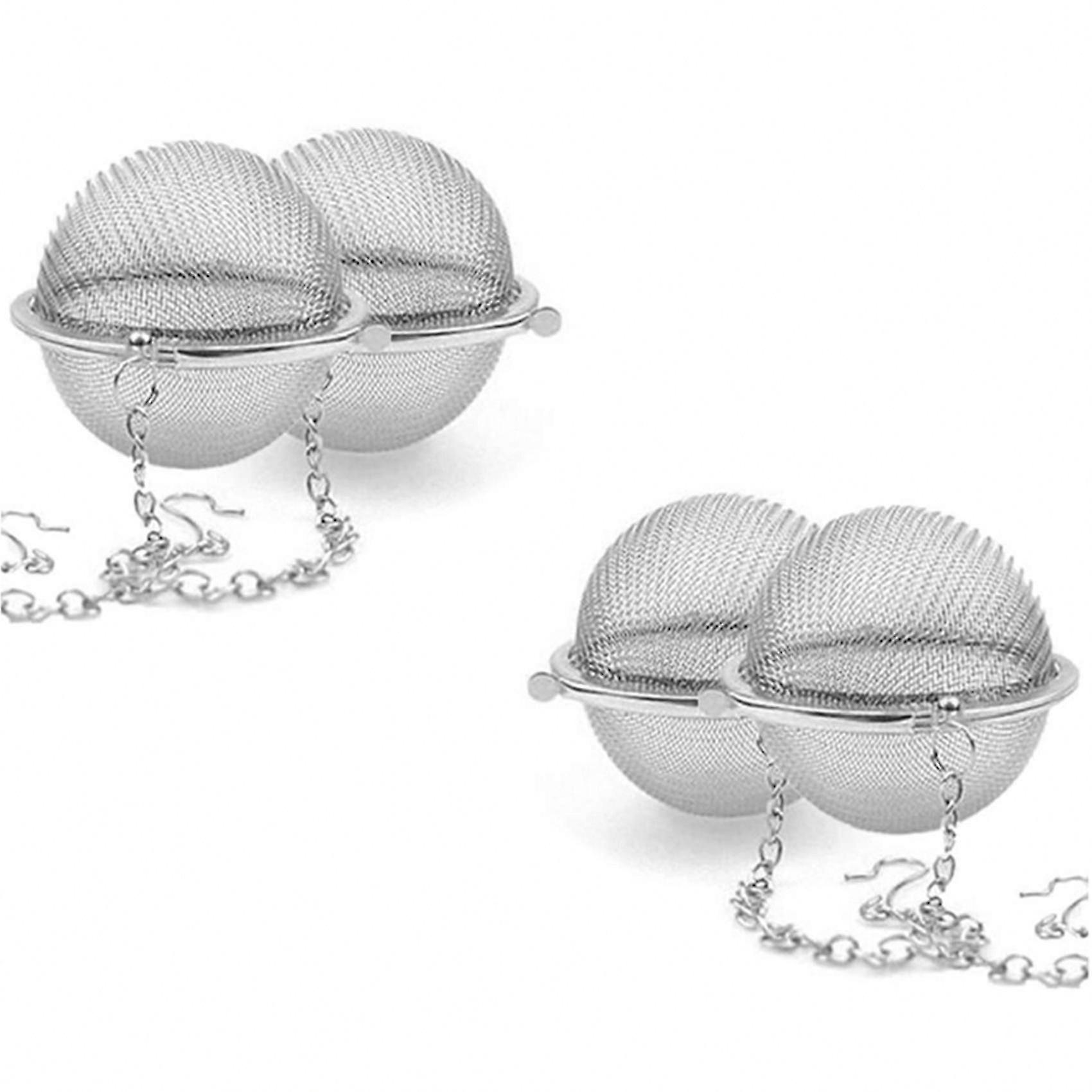 Practical Loose Tea & Spice Steeping - 4PCS Tea Ball & Spice Infuser Filter