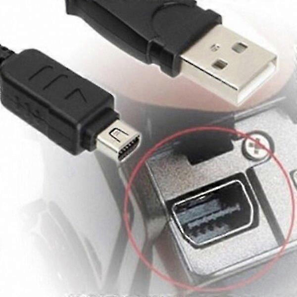USB data cable, foldable and durable, suitable for Olympus 12p camera, data synchronization cable.