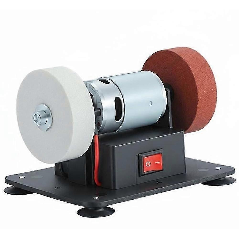 Multi-Function Electric Polishing Grinder Compact Size Mini Bench Grinder for Home Repair, Workshop US Plug