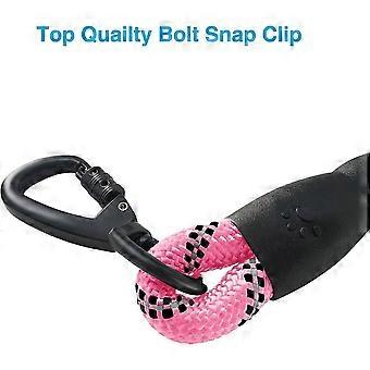 Heavy Duty Dog Leash, 6 FT, with Comfortable Foam Handle, Reflective Threads, Stainless Steel Bolt Snap Clip, for Walking and Training