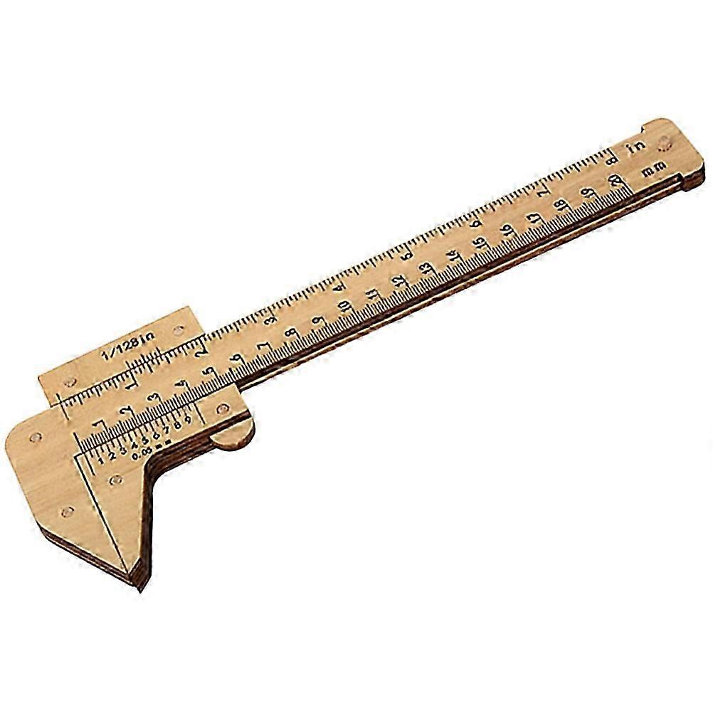 26-27s Wood Ruler 5Pcs Caliper For Engineers Woodworking Measuring Tool Rectangular Structure