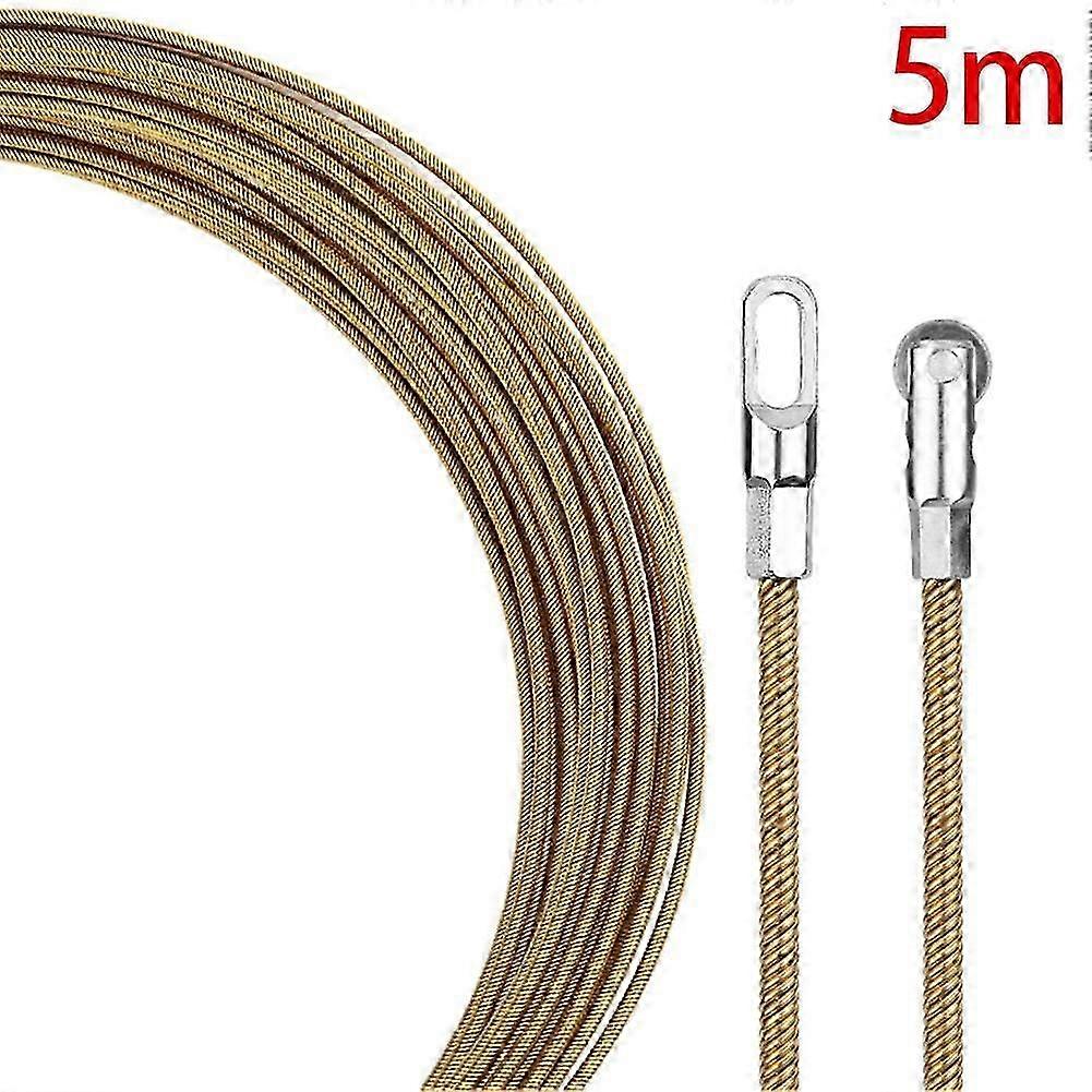 Spring-Head Cable Fish Tape Puller