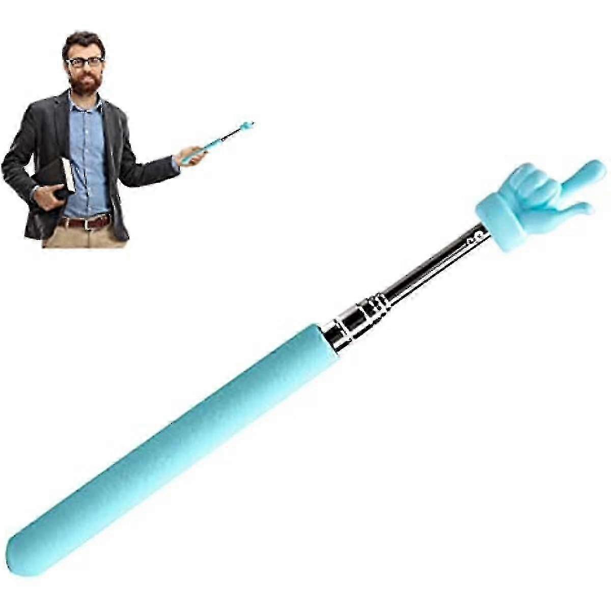 Telescopic Teachers Pointer, Mini Hand Pointers Finger Pointer Stick, Retractable Teacher Pointer, Presentation Tool Kr