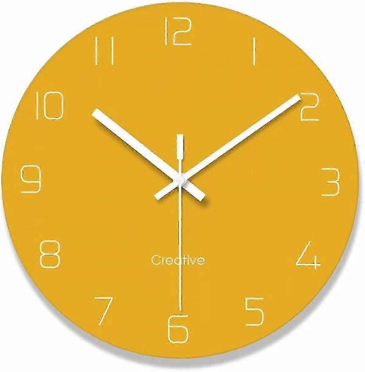 Eco-Friendly Silent Glass Clock