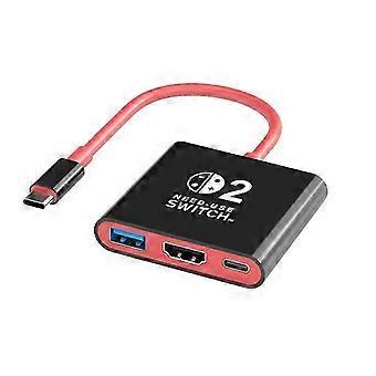 3-in-1-Tragbare Dockingstation für Switch 2