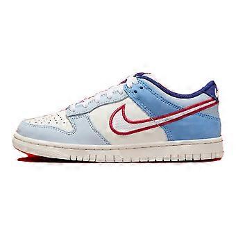 Nike Dunk Low Armory Blue Red Mesh GS HF5742-111