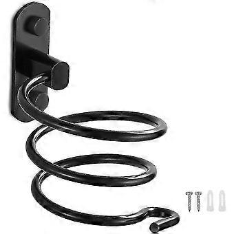 Wall Mounted Hair Dryer Holder Aluminium Cable Rack for Kitchen and Bathroom