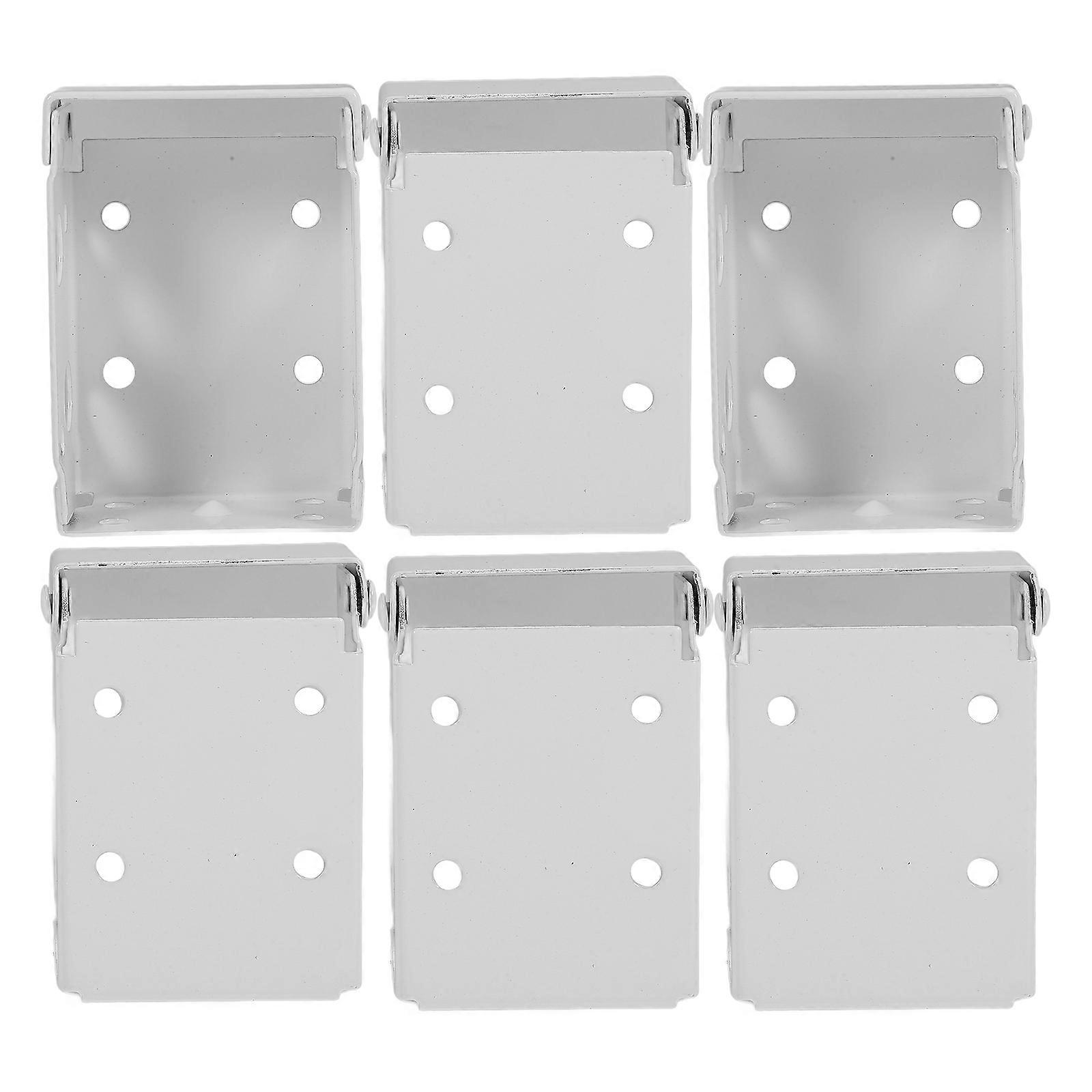 Blinds Brackets Sturdy Mounting Brackets for Window Blinds 12Pcs White Set
