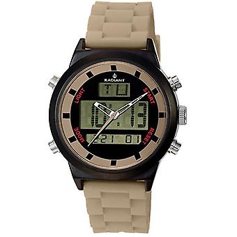 Strahlende neue Flamme Analog/Digital Quarz Herrenuhr mit RA134601 Silikon Armband