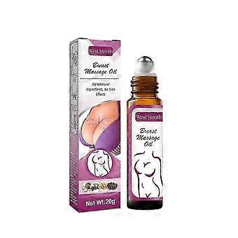 Chest Firming Massage Oil with Pueraria Root, Cypress and Frankincense Oils, Moisturizing Breast Care for Fullness and Smooth Skin, 1pcs