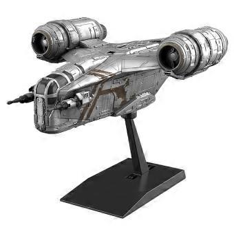 ZILVEREN COAT Bandai Premium kwaliteit Star Wars Razor Crest de Mandalorian voertuig