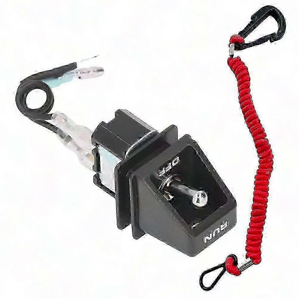 Black Red ABS Outboard Remote Control Box