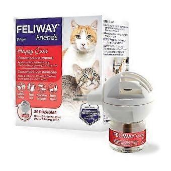 Feliway Friends Diffuser + Refill (Cats Training Aids Anti-Stress)-hzm3