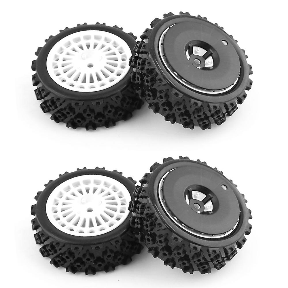 4Pcs Rubber Tire Tyre for XV01 TA06 TT01 TT01E TT02 TT02B PTG-2 1/10 RC Car Upgrades Parts Accessor