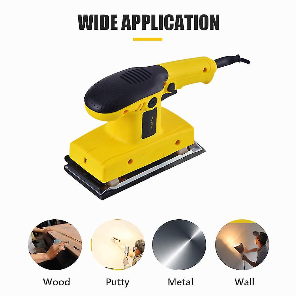 Electric Sander Compact Detail Palm Sander 12000rpm 240w High Efficient