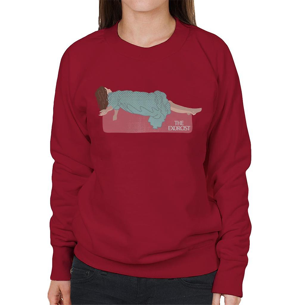 The Exorcist Regan Macneil Levitation Women's Sweatshirt
