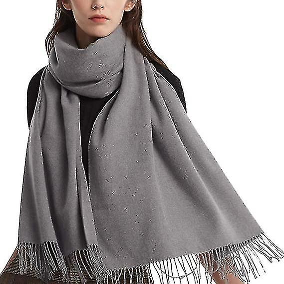 Womens Winter Scarf Cashmere Feel Pashmina Shawl Wraps Soft Warm Blanket Scarves