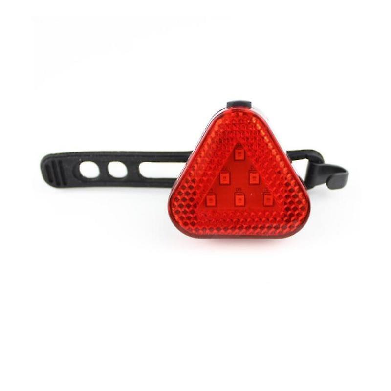 Taillight Red Triangle Bicycle Lights Triple Flash Mode Waterproof Headlight Mountain