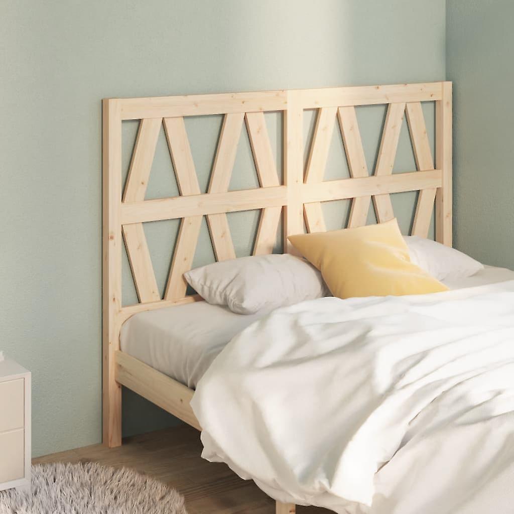 Headboard 126x4x100 cm solid pine wood