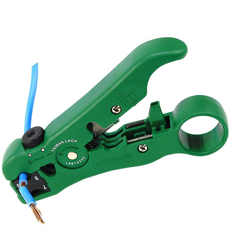 Multifunction Wire Stripper Coaxial Rg59,6,7,11 Blade Replaceable Wire Cutter Made In Taiwan Mini Hand Tools