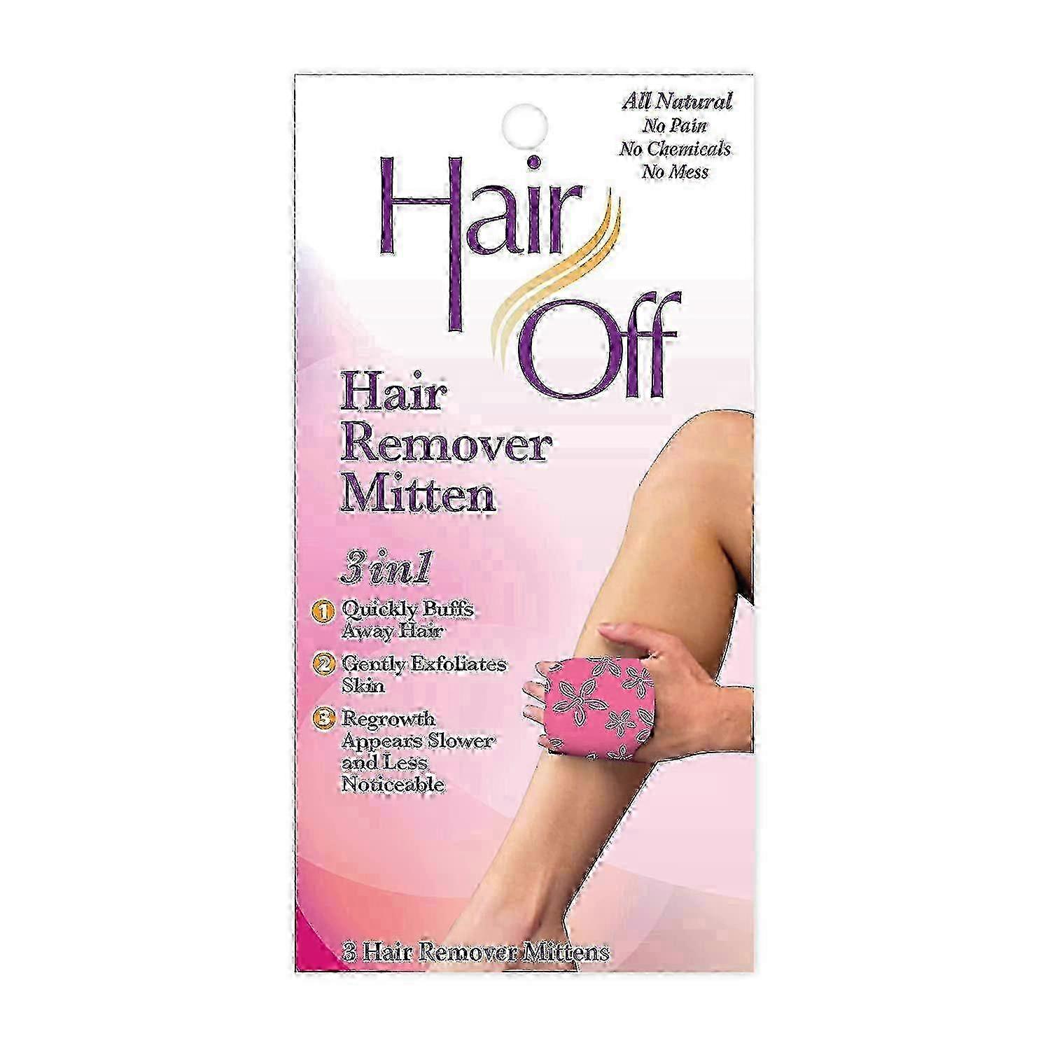 Haar uit haar Remover Mitten, 3-in-1, 1 Ea