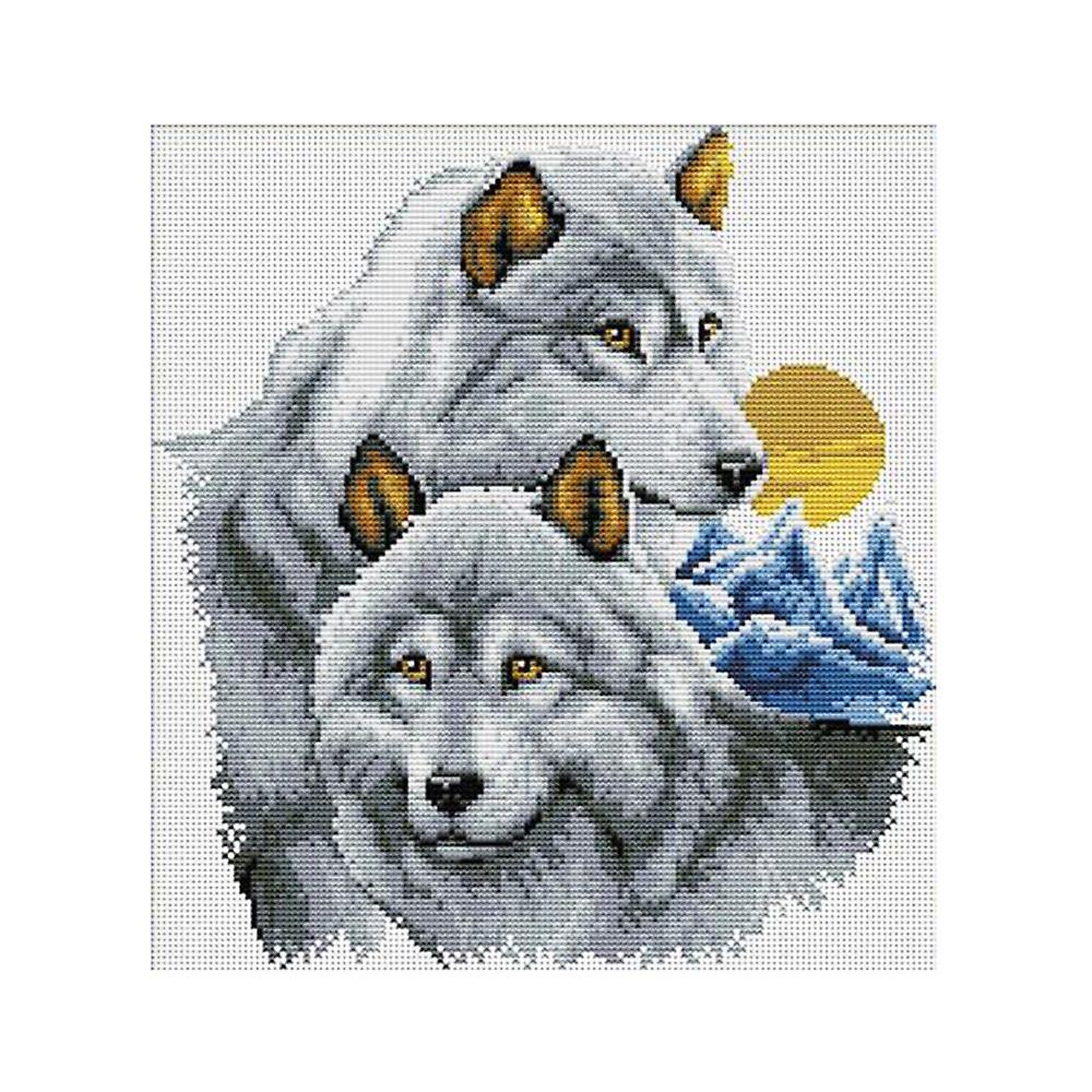 Wolf Cross Stitch Kits