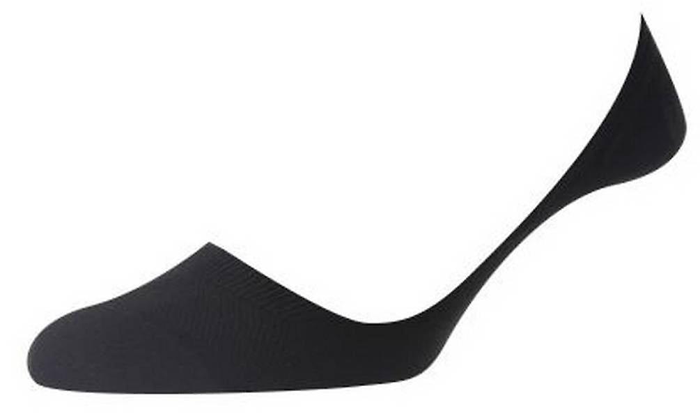 Pantherella Monaco Low Cut Invisible Socks - Black