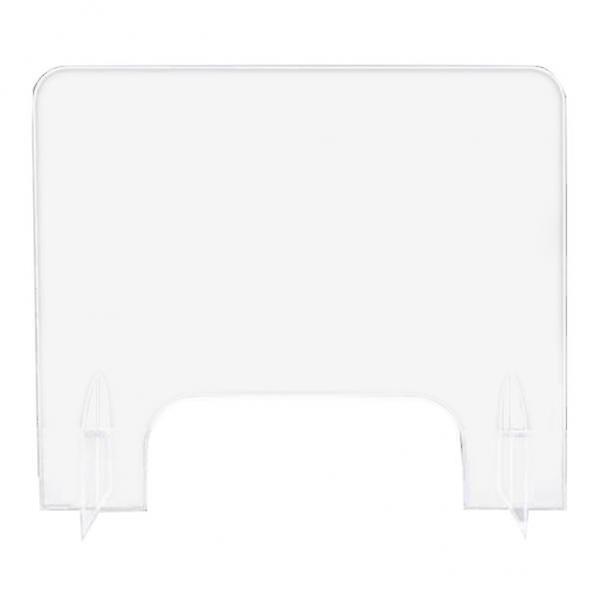 3xSNEEZE GUARD Acrylic Protecive Barrier Desk Checkout Shield Screen 60x60cm