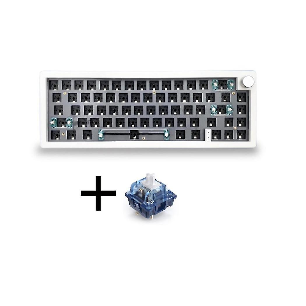 Gmk67 Customized Mechanical Keyboard+ciy Switch Diy Kit Hot Swappable Rgb Backlight 3 Mode Mechanic