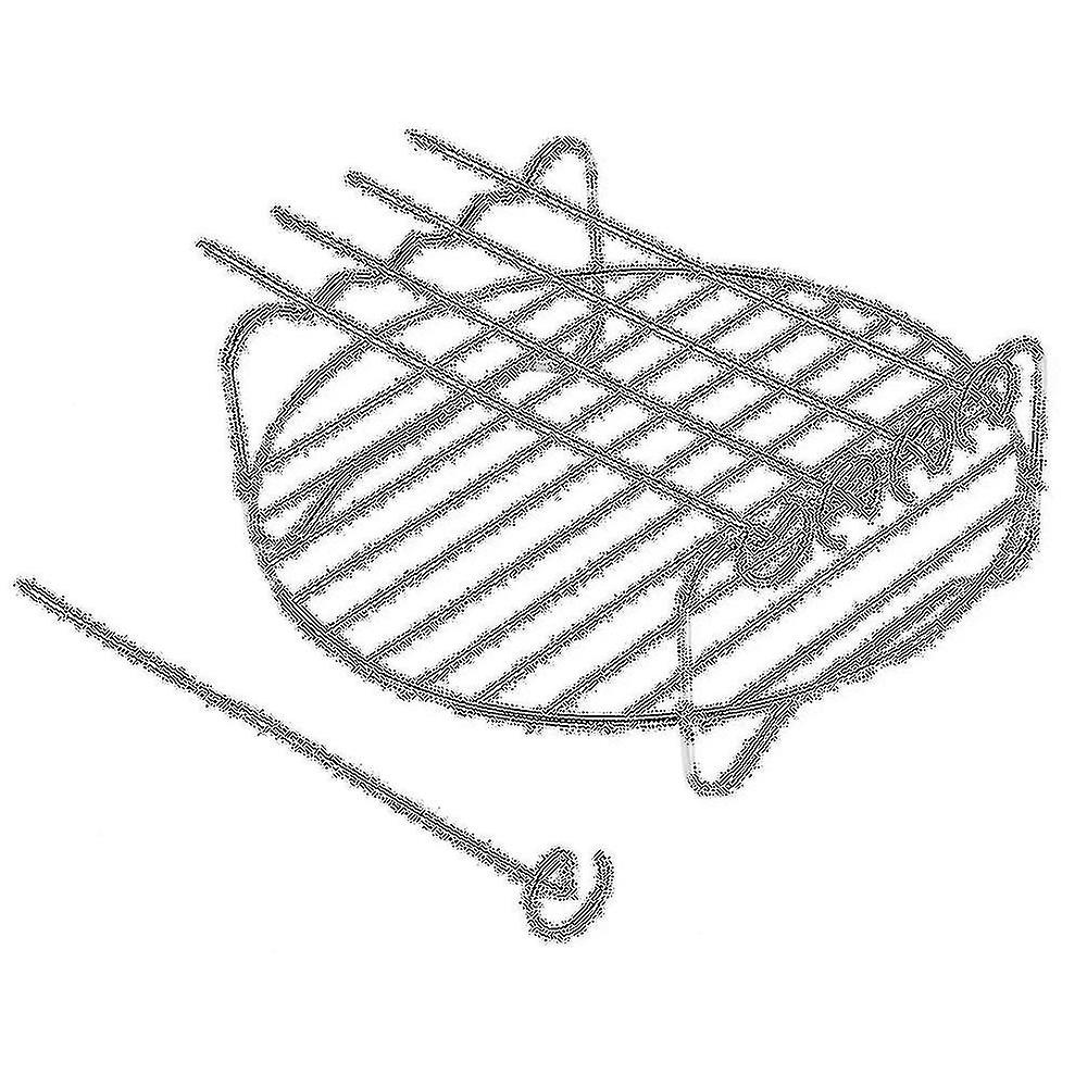 Double Layer Rack Accessory With 5 Skewers, For Airfryers