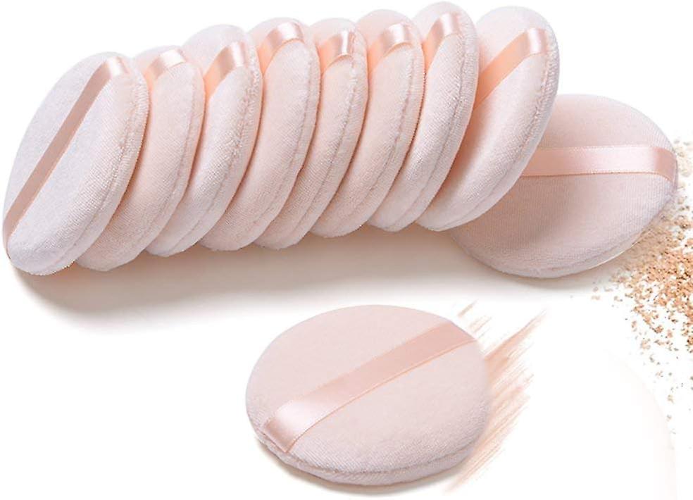 Houppette, houppette, pour fond de teint poudre, avec sangle, mélange pour poudre libre Poudre minérale pour le corps