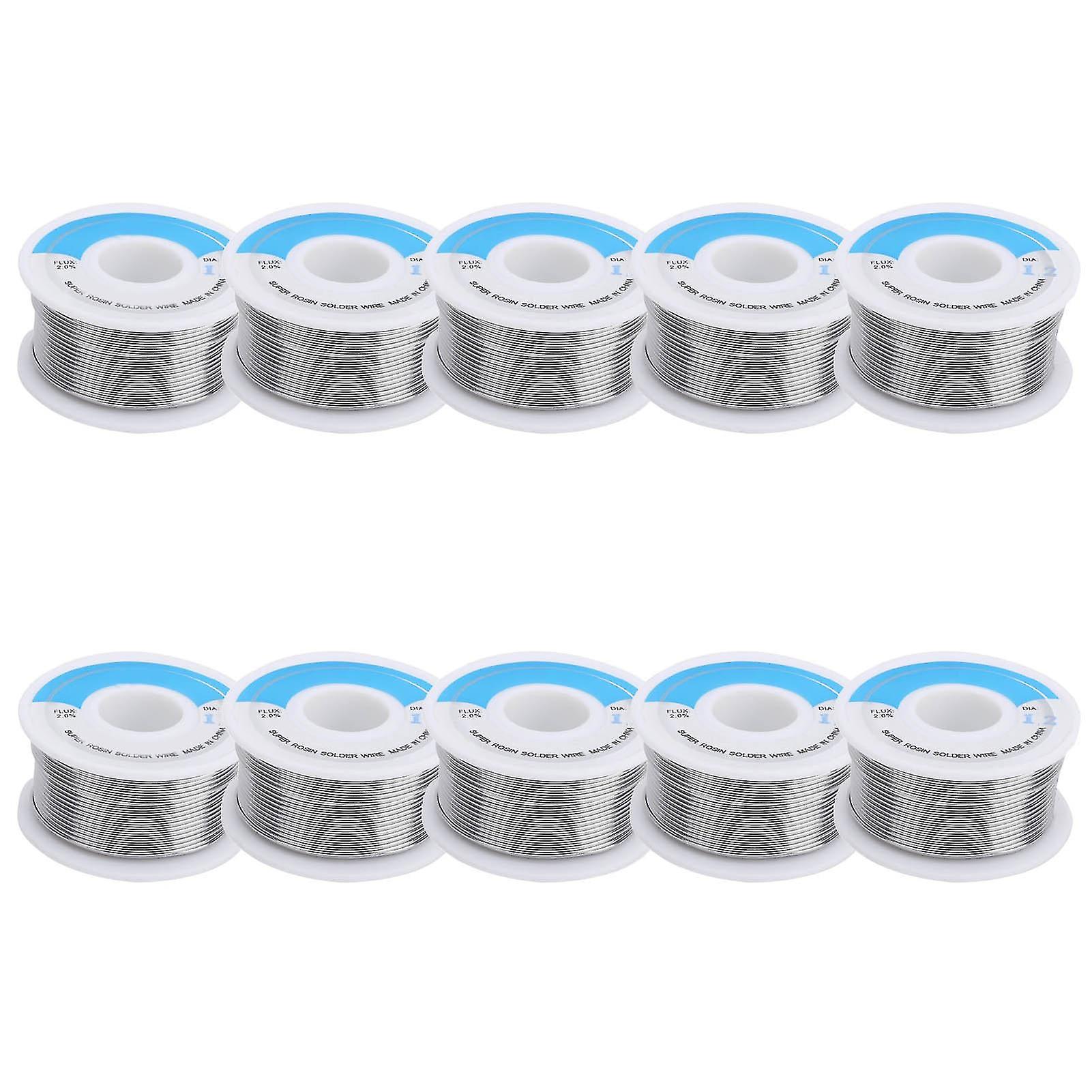 10Pcs 1.2mm 100g Tin Wire Environmentally Friendly Solder Wire For Electrical Soldering