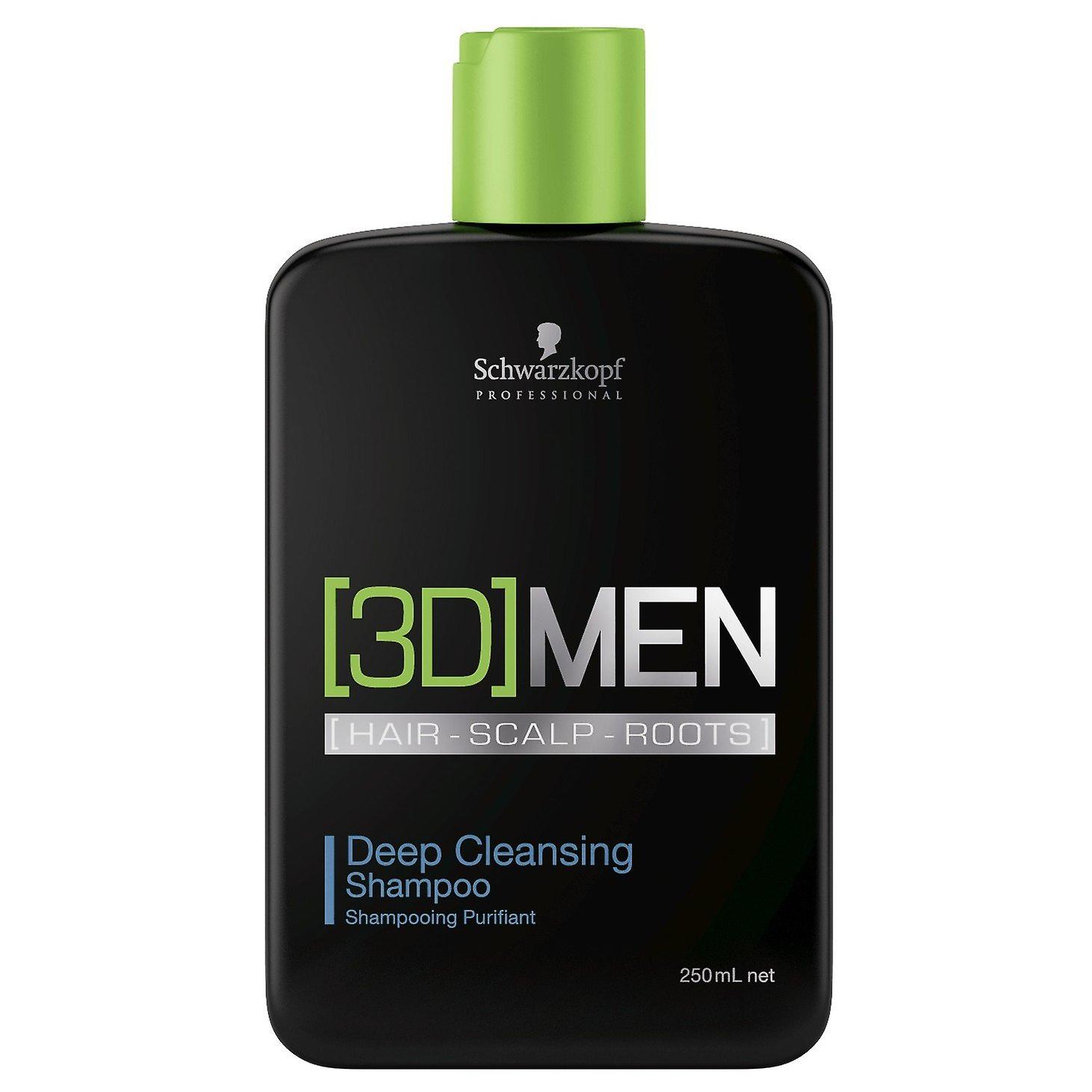 Schwarzkopf 3D Heren Deep Cleansing Shampoo 250ml