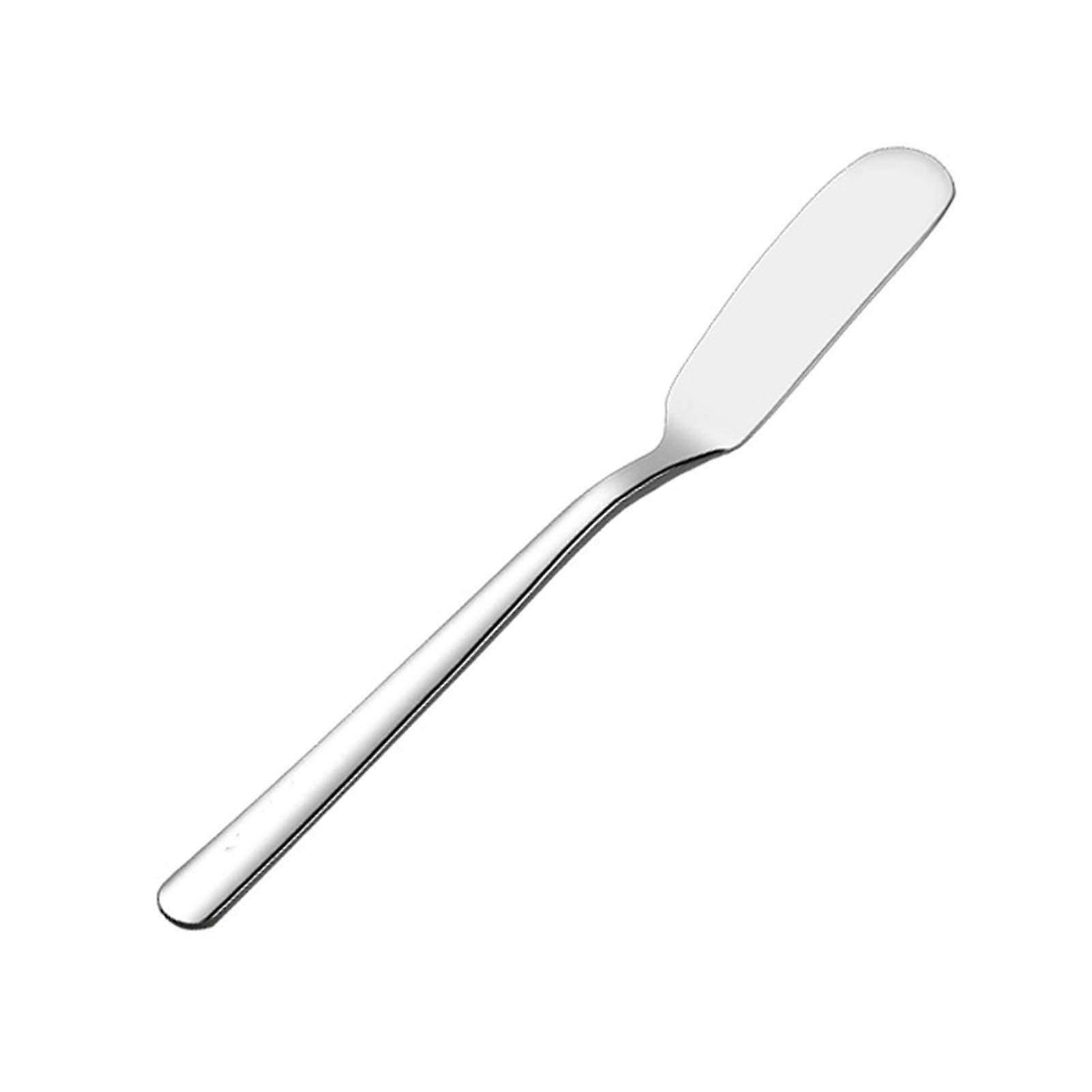 2pcs Stainless Steel Butter Knife Flatware Solid Handle Butter Knife Use For Dips Or Breakfast Spreads
