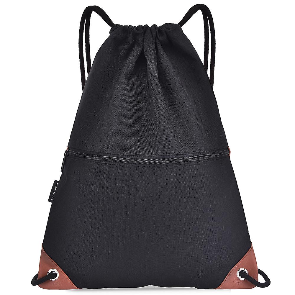 Gym Sack Drawstring Backpack Water-resistant Drawstring Bucket Bag