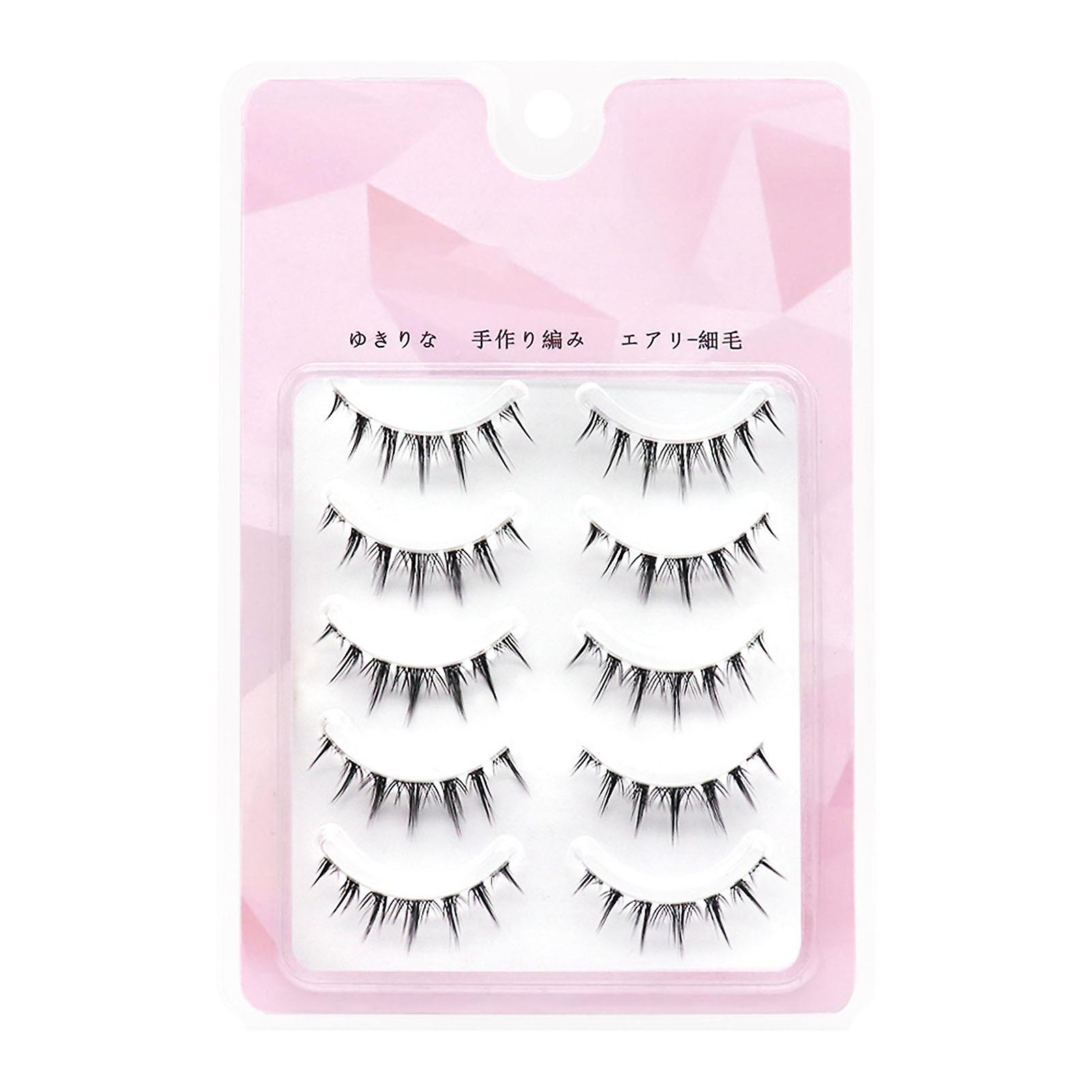 Makeup Curling False Eyelashes Lightweight Slender Cosplay False Eyelashes For Stage Performance Party Makeup
