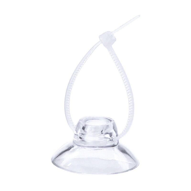 Pack of 8 suction cups with adjustable zip ties