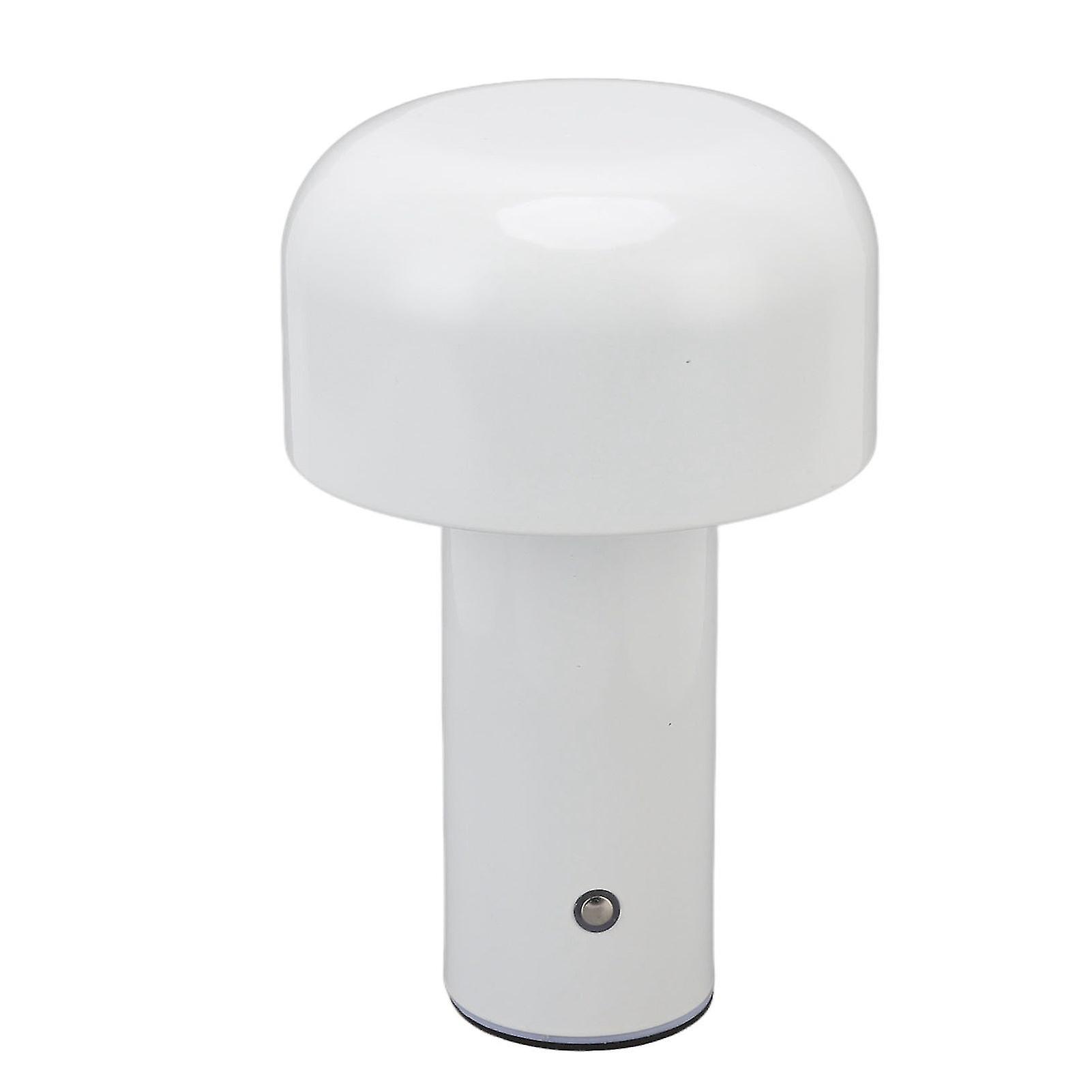 USB Mushroom Light Touch Control Mini Light Night Light with Adjustable Brightness 3 Color Temperature Dimmable White 