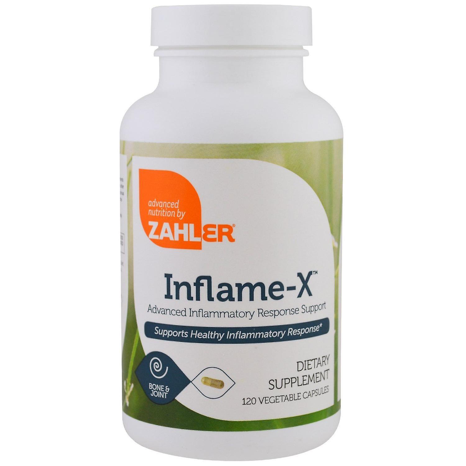 Zahler, Inflame-X, Advanced Inflammatory Response Support, 120 Vegetable Capsule