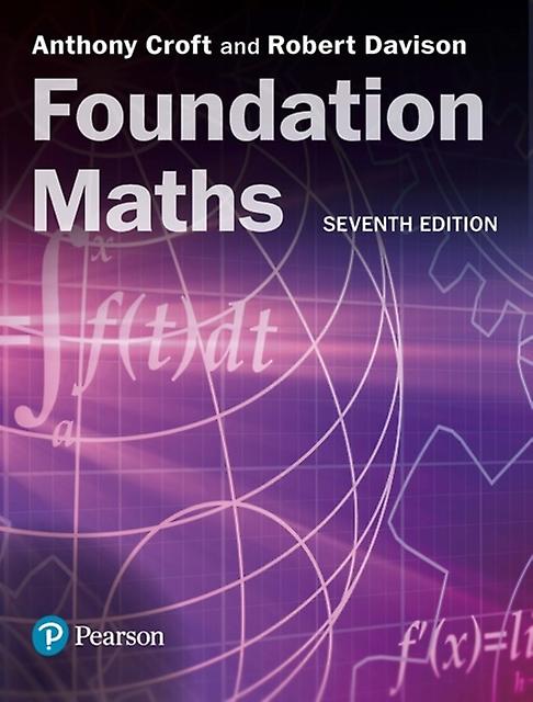 Foundation Maths - Robert Davison - Mathematical foundations - Pearson Education Limited - Paperback