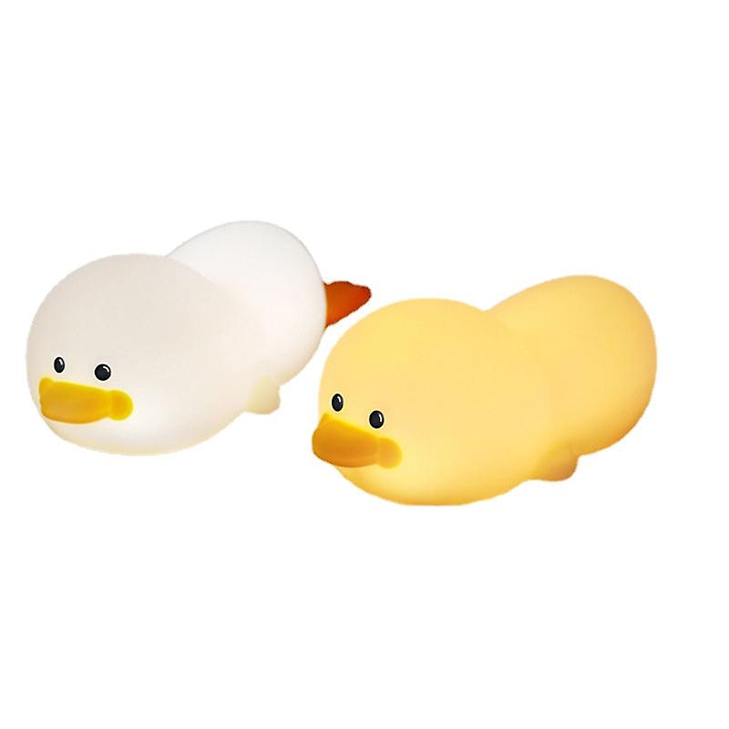 Adjustable Color Changing Led Night Light Creative Good Duck Silicone Night Lamp