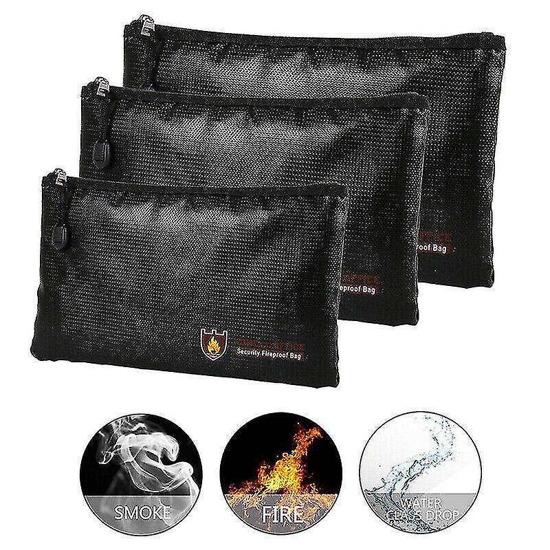 Fireproof Document Bag Money Box Fireproof Fireproof Waterproof 27 * 17 Cm